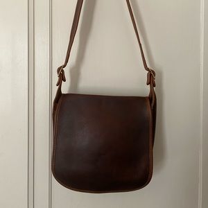 Vintage Coach Saddle Bag